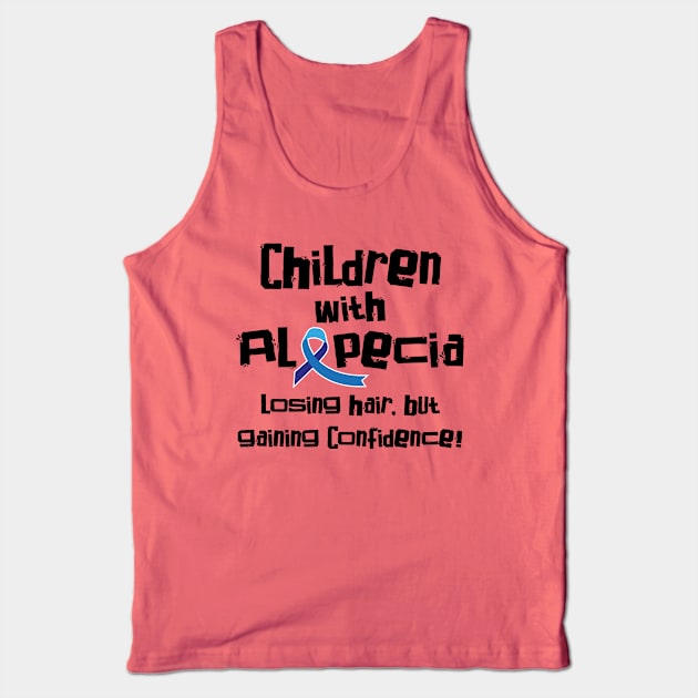 Children with Alopecia Day – April Tank Top by irfankokabi